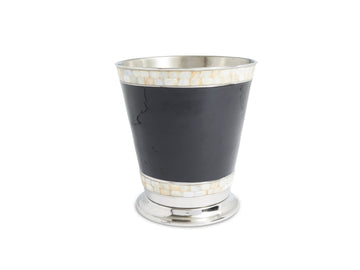 Classic 9.75" Waste Basket Caviar